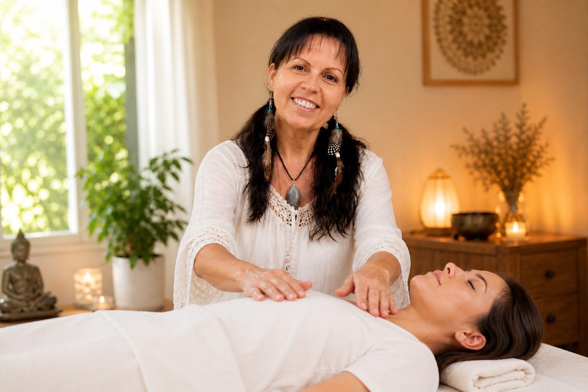 Séance de Reiki par apposition des mains